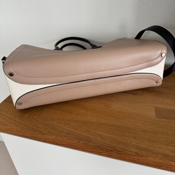 Kate Spade Knott Colorblocked Commuter Bag Kraft Paper Multi - Picture 8 of 11